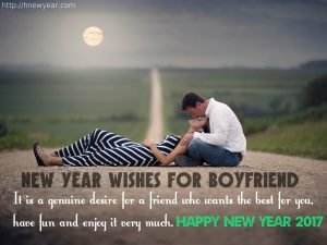 New Year Wishes for Boyfriend 2017