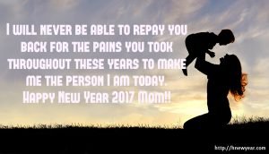 New Year Wishes for Mother 2017