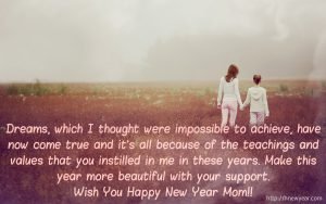 New Year Wishes for Mother 2017