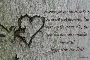 New Year Wishes 2017 for Someone Special