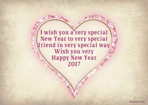 New Year Wishes 2017 for Someone Special