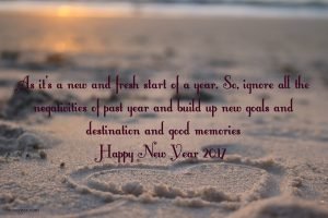 New Year Wishes 2017 for Someone Special