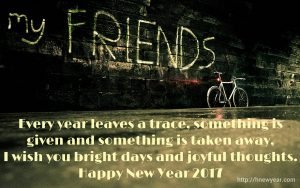 New Year Wishes for Friendship 2017
