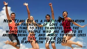 New Year Wishes for Friendship 2017