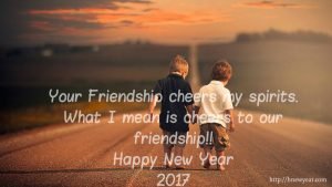 New Year Wishes for Friendship 2017