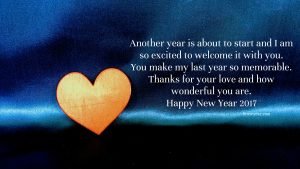 New Year Wishes for Lovers 2017