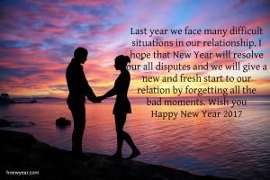 New Year Wishes for Lovers 2017
