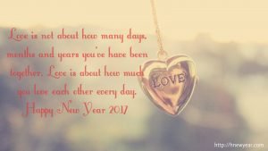 Romantic New Year Wishes 2017