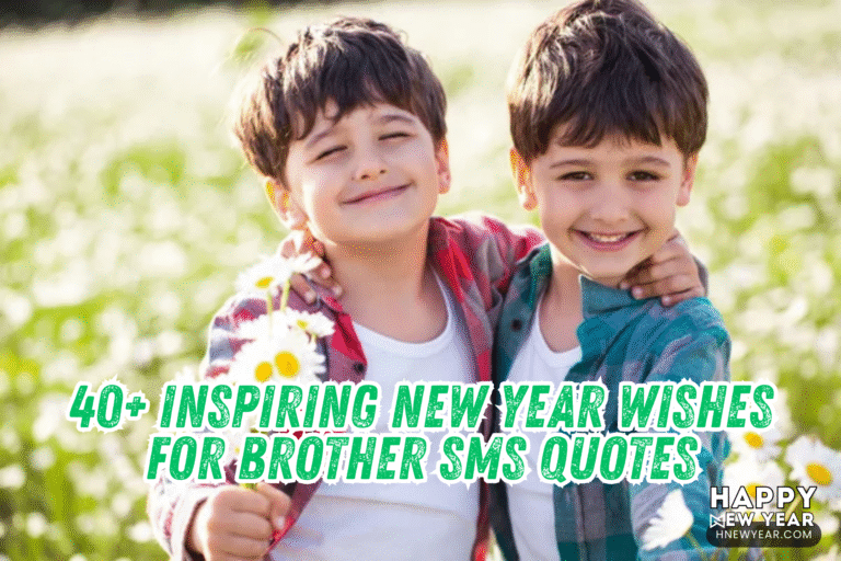 40+ Inspiring New Year Wishes for Brother SMS Quotes