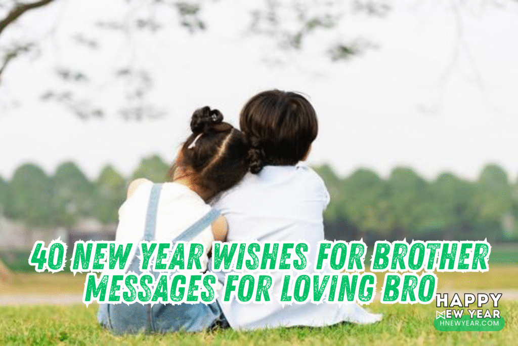 40 New Year Wishes for Brother Messages for Loving Bro