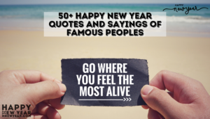 50+ Happy New Year Quotes and Sayings of Famous Peoples