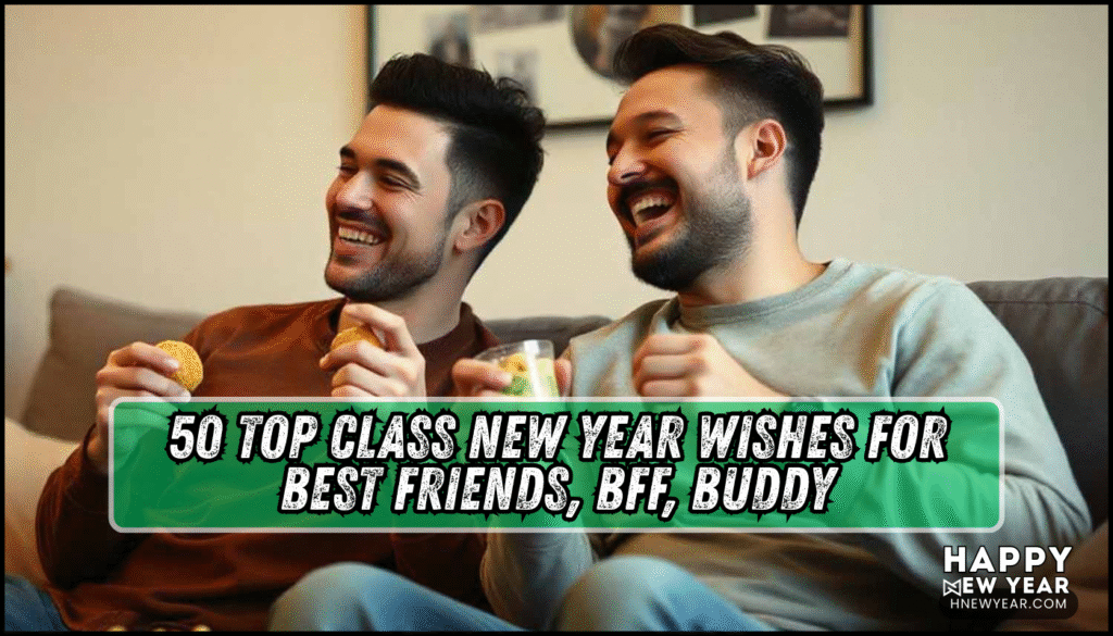 50 Top Class New Year Wishes for Best Friends, BFF, Buddy (1)