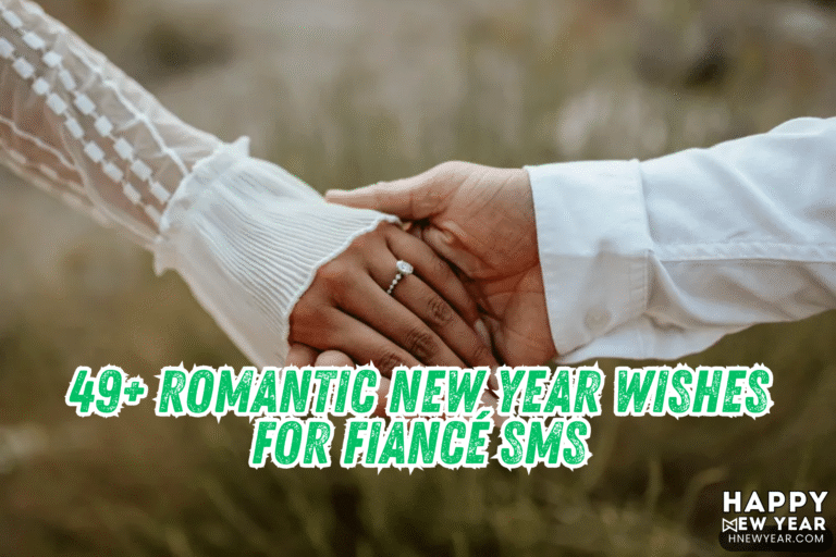 49+ Romantic New Year Wishes for Fiancé SMS
